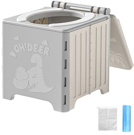 Portable Camping Toilet - Outdoor Folding Toilet For Camping | Folding Toilet, Vasino Portable For Campsites | Vasino Seat With Carry Bag | Vasinos De Reducer