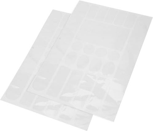 Healvian 2 Stück Transparente Schutzfolie für Fahrradrahmen Kratzfeste PVC Aufkleber Selbstklebender Rahmenschutz für Mountainbikes und Rennräder