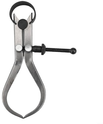 Calibrador Vernier de acero al carbono, 1 unidad, divisor de pinza de junta portátil de 100 mm, 150 mm, 200 mm para torno de diámetro exterior y medición de torneado de madera (100 mm)