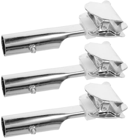 Mipcase Clip de Conector para Poste de Trapeador de Acero Inoxidable, 3 Piezas Agarre Seguro y Montaje Sencillo para Limpieza Diaria y Profunda de Suelos
