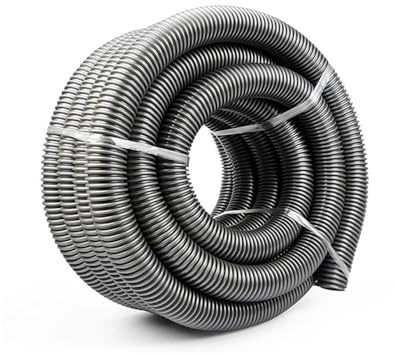 Inner 50mm Vacuum Cleaner Thread Hose Straws Bellows Vacuum Tube Soft Pipe Replacement Part Accessories(Gray-1m (50mm))