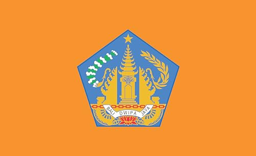 Drapeau de Bali - Île de Bali, tissu ultra drapeau de bateau Indonésie / 335 x 200 cm