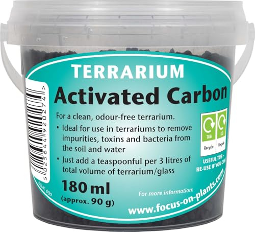 Growth Technology Ltd MDTAC180 Pot de Charbon Actif pour Terrarium 180 ML