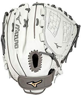 Mizuno GPE1250F1 Mizuno Prime Elite Pitcher/Outfield Fastpitch - Guante de softbol de 12.5 pulgadas, tiro izquierdo