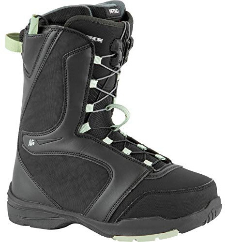 Flora TLS All Mountain Freestyle Schnellschnürsystem günstig Boot Snowboardboot, Black Mint, MP 25.0 // EU 38 2/3 // US WMN 7,5