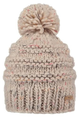 Barts Jasmin Beaniemütze Damen - Pudelmütze Skimützen Bommelmütze mit Futter, Futter Herbst-Winter Winter