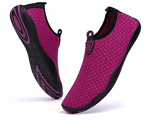 Vsufim Schnell trocknende Wassersport, Barfußschuhe, Aqua-Socken für Schwimmen, Strand, Pool, Surfen, Yoga, für Damen und Herren