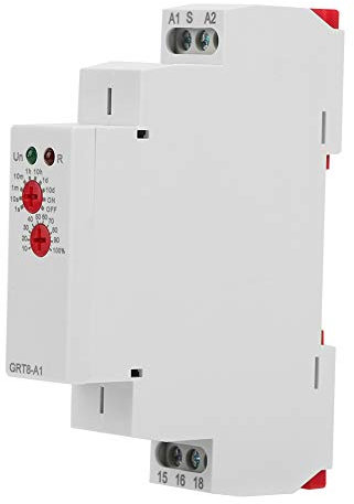 Jadeshay Relè Temporizzato, GRT8-A1 Relè di Ritardo di Accensione Interruttore Temporizzatore Ritardo Montaggio su Guida Din AC 220V