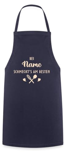 Spreadshirt Kochschürze Personalisiert | Bei [Name] Schmeckt's Am Besten Mit Wunschnamen Kochschürze