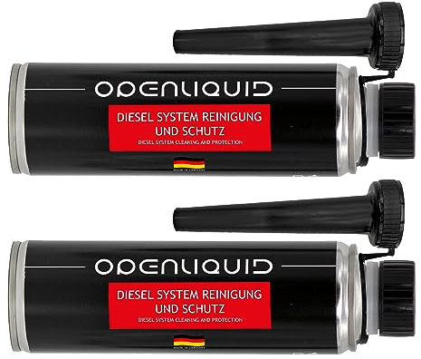OPENLIQUID Diesel System Reinigung und Schutz - Kraftvolle Motorpflege für verbesserte Leistung, Effizienz und Umweltschutz, 300 ml (2X 300 ml)
