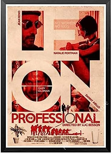 Poster Leon The Professional Vintage Filmplakat Wandkunst Bilder Poster Und Drucke Leinwand Malerei Kunst Dekor Home Decor 50X70Cm Kein Rahmen