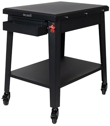BELDEKO Table à Roulettes pour Four à Pizza et BBQ - Marque Française