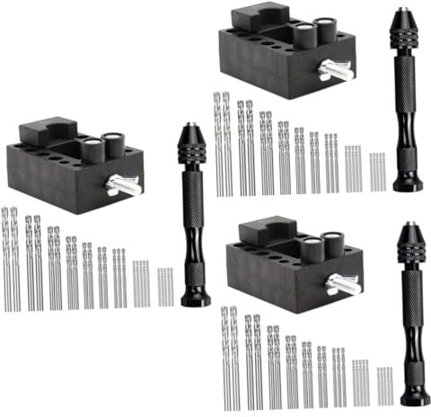 Housoutil 81 Stk Manuelles Stanz-kit Werkzeug Nussbaum Wendelbohrer Hochgeschwindigkeitsstahl