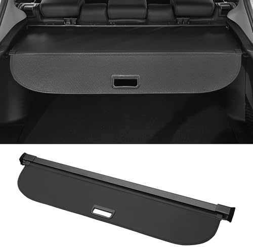 Motoforti Ausziehbare Laderaumabdeckung Für Audi Q5 18-24 1 Stk | Aluminiumlegierung, Leinwand, Glanzschwarz, Privatsphärenschutz, Für Audi Q5 PHEV 18-24, Einfache Montage