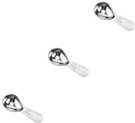 LABRIMP 3pcs Espresso Spoons Stainless Steel Measuring Spoons for Coffee Accessories Milk Powder Kitchen Utensils for Coffee Lovers