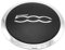 Coprimozzo 133mm for Fiat 500 Coprimozzo Centrale Cerchioni 68078419AC 68078421AC Parapolvere 51884863 Argento