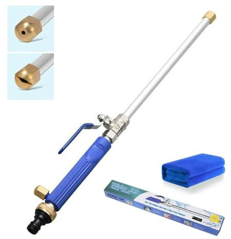 Jetson Hochdruckreiniger, Jetsono 2-in-1-Hochdruckreiniger, Jetdüse, 2-in-1-Hochdruckreiniger, schnurlose Hochdruck-Wasserstrahler, Gartenschlauch in Druckwasserpistole (blau)