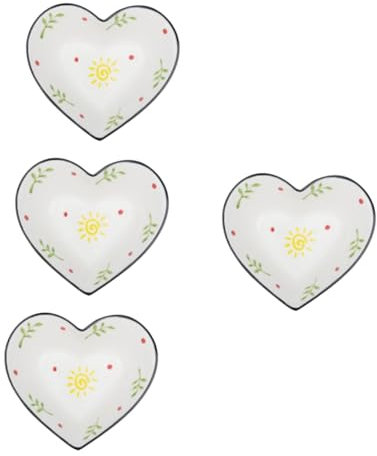 Cabilock 4 Pezzi Di Ciotole Per Frutta Secca Vassoio Per Snack E Frutta in Ceramica Vassoio Decorativo