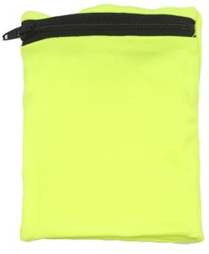Rocky Green Elastisches Sportarmband – wasserdichte Handgelenktasche für Handy/Schlüssel/Karten, Uni, leicht, reflektierend, Workout-Zubehör (8 Farben, 12 x 10 cm) (gelb)
