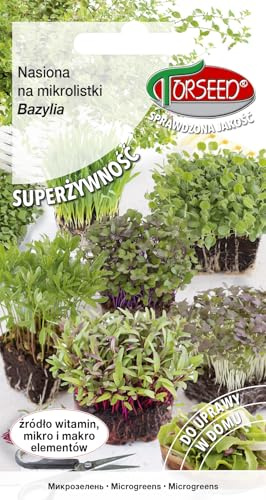 Verdica Grüner Basilikum Ocimum basilicum Samen – Nährstoffreiche Microgreens, Verbessertes Aroma & Geschmack für Indoor-Anbau, Hoher Gehalt an Vitaminen & Antioxidantien (0,5 Gramm)