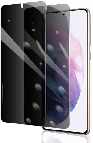 2 Stück Sichtschutz Schutzfolie für Samsung Galaxy S21+/S21 Plus, Anti-Spy Panzer Schutz Glas, Anti-Spionage Panzerfolie, Display Sichtschutzfolie aus gehärtetem Glas, Privacy Schutzglas