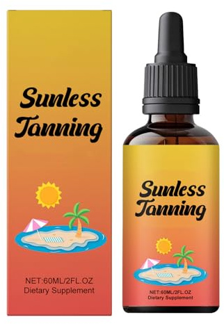 Tanning Drops, Sunless Tanning Serum, Sunless Tan Facial Serum, Face and Body Tan Drop, Self Tanner for Enhancing Your Natural Skin Tone (1PC)