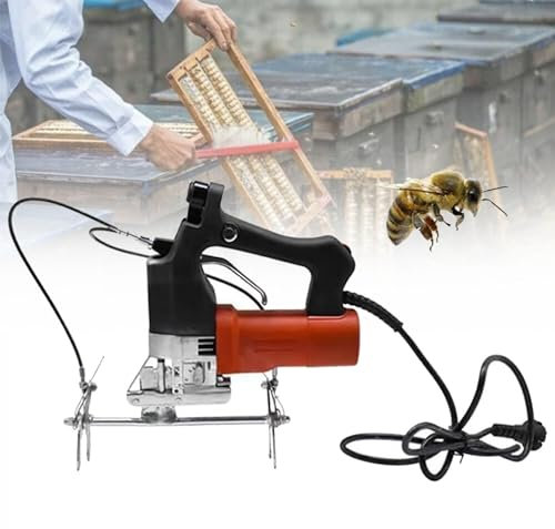 MTTXY Electric Honey Spinner Handheld Bee Shaker mit 6 Geschwindigkeiten Wiederaufladbarer Bienenentferner, Tragbare Bienenstock -Shaking -Maschine für Bienenfarm Imker