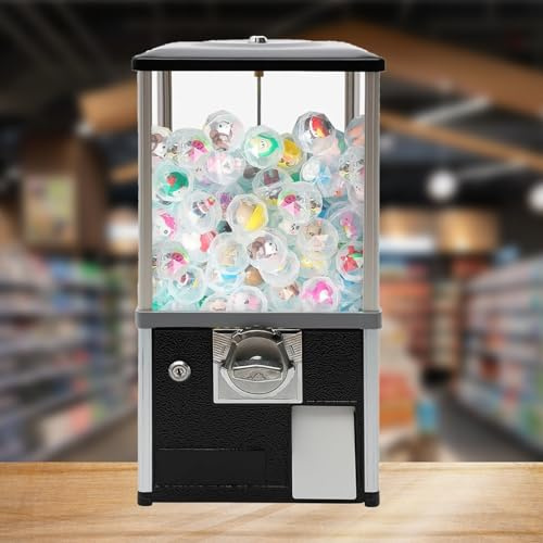 Toy Vending Machine for Kids, Dispenses Candy and Capsules, Fun Play and Snack Solution