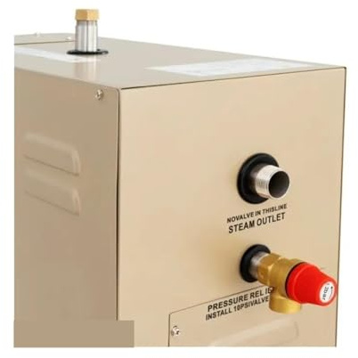 Sauna-Dampfgarer, 4/6/7/8 kW Sauna-Spa-Dampfgenerator, 380 V for Heim-Dampfdusche, digitale Steuerung, Sauna-Spa-Dampfbadmaschine fürs Badezimmer(AT-80 8KW 380V)