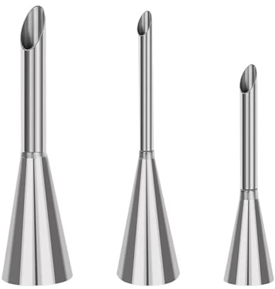 Siringa for crema in acciaio inossidabile con punta lunga, set di utensili da cucina for la cottura al forno Decorazione Torte Set