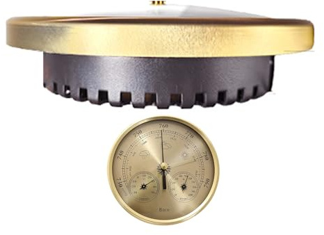 Set Barometro Da - Misuratore Di Pressione Barometrica | Strumento Per Il Monitoraggio 'umidità, Sensore Di Temperatura Digitale Ad Alta Precisione Per La In Barca, Campeggio, Mare, Al
