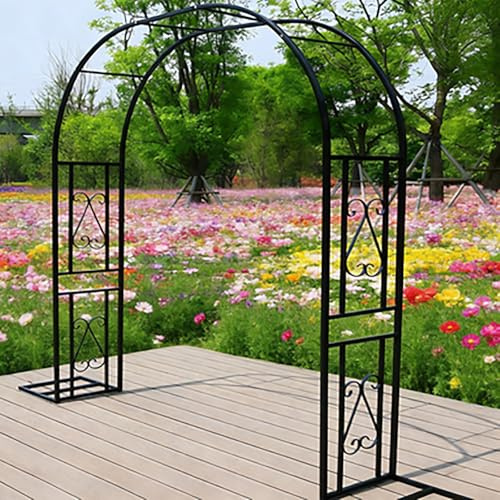 Dtyubfg Arco Giardino Supporto in Ferro - Resistente alle Intemperie-ArcoPer Rose Largo 120-350cm,per Piante E Decorazioni Esterni E Interni, Traliccio Pergolati Pergolato - 300x40x230cm
