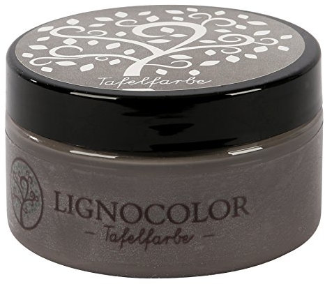 Lignocolor Tafelfarbe Tafellack echter Tafel-Look 100ml (Cement 02)