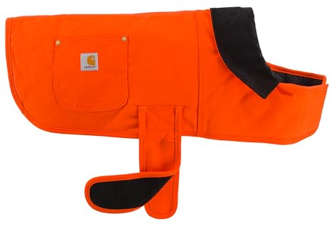 Carhartt Gear P0000340 Firm Duck Insulated Dog Chore Coat Large Hunter Orange