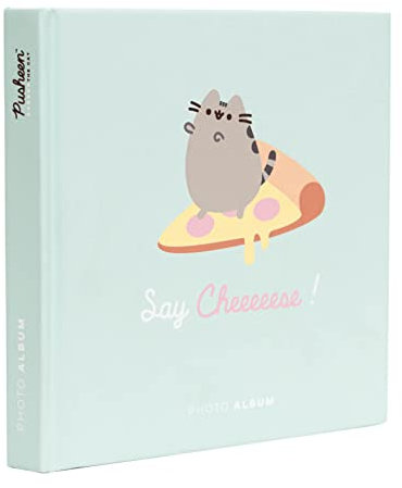 Grupo Erik Fotoalbum zum Selbstgestalten Pusheen - Scrapbook Weiße Seiten - Fotoalbum Klein 16x16 cm - Photoalbum 24 selbstklebend Seiten