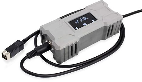 AirDrive RetroPower PSU Amiga 500 OLED Digital International - Ersatznetzteil für Amiga 500, 500+, 600, 1200 mit OLED-Display, Touch-Sensor, EU/UK/AU-Stecker