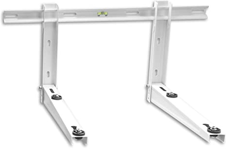 Cherbowing Support mural pour climatisation de 550 mm à 160 kg, console murale pour climatisation split et pompe à chaleur robuste et stable