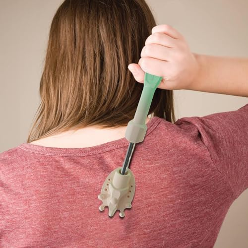 Rascador eléctrico de espalda | Rascador de espalda ajustable con mango cómodo | Rascador de cuerpo portátil con garra ampliada para adultos | Mujeres, hombres y cabeza, piernas y espalda