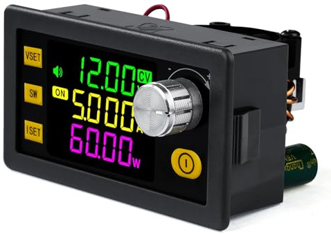 Jadeshay Regolatore di Tensione 6-36V a 0-36V Boost Buck DC DC Converter Regolatore Regolabile Display LCD 120W 6A Step Down Convertitore Boost Modulo di Alimentazione