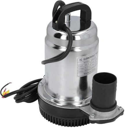 Tauchpumpe, Solarwasserpumpe Tauchbrunnenpumpe DC24V 260W Hochhub-Solar-Tiefbrunnen-Tauchpumpe mit 1 Zoll 1,5 Zoll 2 Zoll Auslassanschluss für Bewässerung, Bauernhof, Ranch,