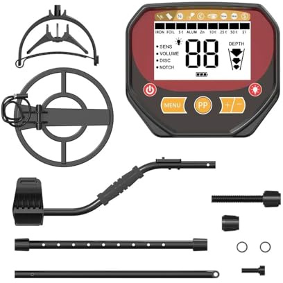 TIEOAXFT GT350 GP Professional Underground Gold Metal Detector Scanner Finder Digger Impermeabile 10 Bobina Pinpointer