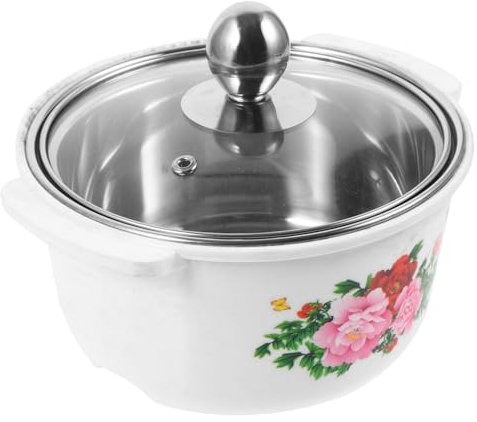 CONGARTENO 1set Pentola Acciaio Inossidabile Con Piccolo Per Hot Pot e Zuppa Design Compatto e Leggero Per Cucine Induzione