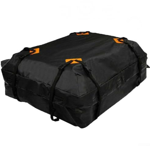 Coffre de toit 420D pliable et étanche - Sac de rangement - Sac de toit de voiture - Pliable et portable