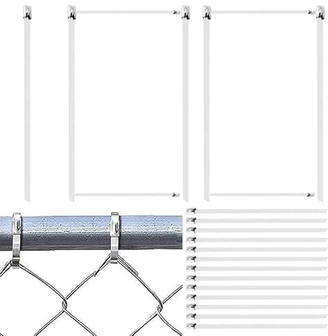 Bridas para de eslabones de cadena, bridas de acero inoxidable resistentes | Suministros de jardín y césped para fontanería, reparación de techos de jardín,