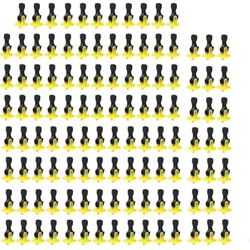 FuxFuis 100PCS Cale Nivellement Carrelage, Niveleur de Carrelage, Croisillon Carrelage Autonivelant, Niveleur de Carrelage Réutilisable, Cale Autonivelante Carrelage pour Pose de Carrelage Sol et Mur