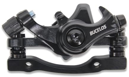 AEYINO Bike Disc Brake kit, MTB Mechanical Line Pulling Disc Brakes Caliper with Aluminum Alloy Levers /160mm Rotor,/is/PM Universal Adapter for Ebike/Folding Bike/Scooter/Fat Bike