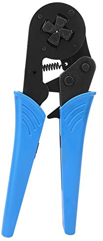 Pinzas Crimpadoras HSC8, Crimpadora Para Terminales 4.0-16.0mm AWG10-5 - Ajustable, PVC Ergonómico, Mecánica de Carraca, Ideal Para Electricistas