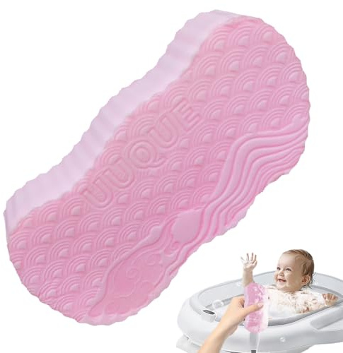Babytvätt, babybad, dubbelsidig badsvampar för barn, babyparty borste, babybadtillbehör, mildare för barn