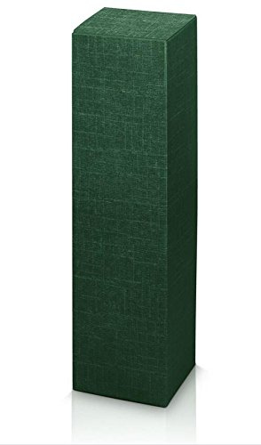 10 Stück Weinkarton, Weinverpackung, Flaschenkarton - Fineline grün Faltschachtel für eine Flasche Wein/Sekt (grün)