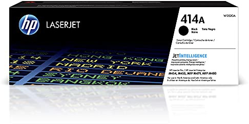 HP 414A Black Toner Cartridge | Works with Color LaserJet Enterprise M455dn, MFP M480f, Pro M454, MFP M479 Series | W2020A